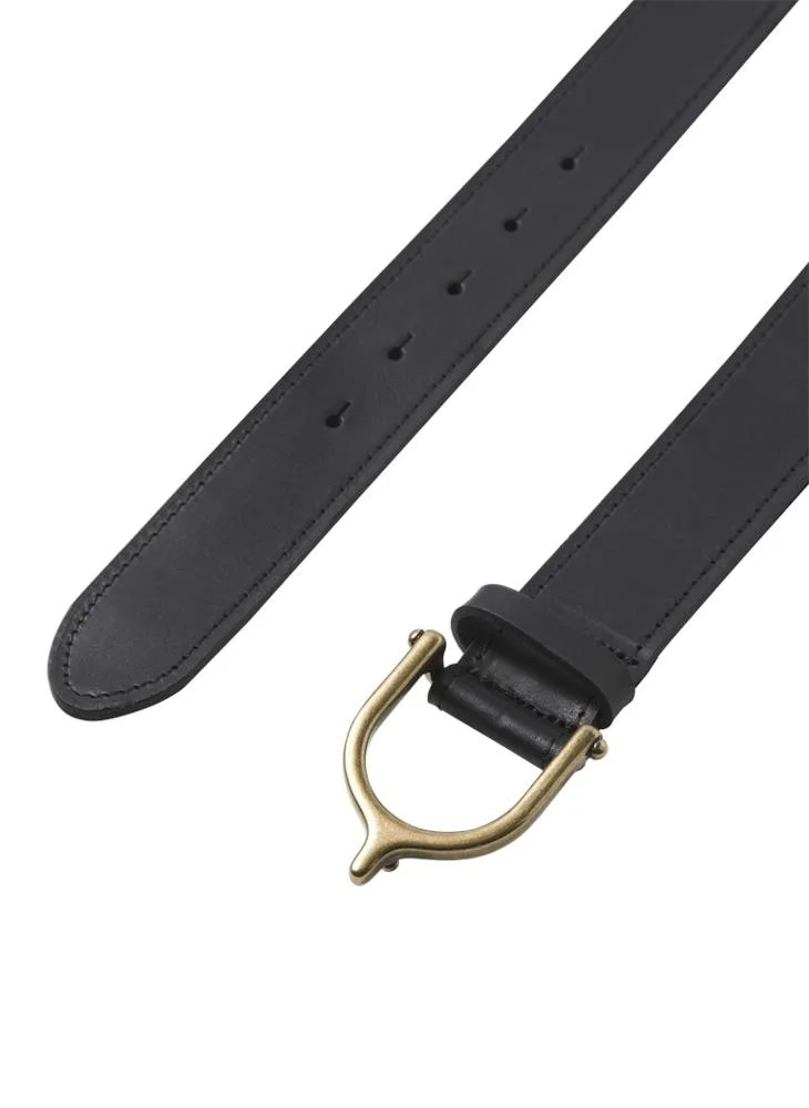 JACK & JONES Black Casual Hole Allocated Belt for Men | Best Price UAE